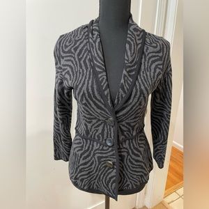Adorable animal print jacket size small